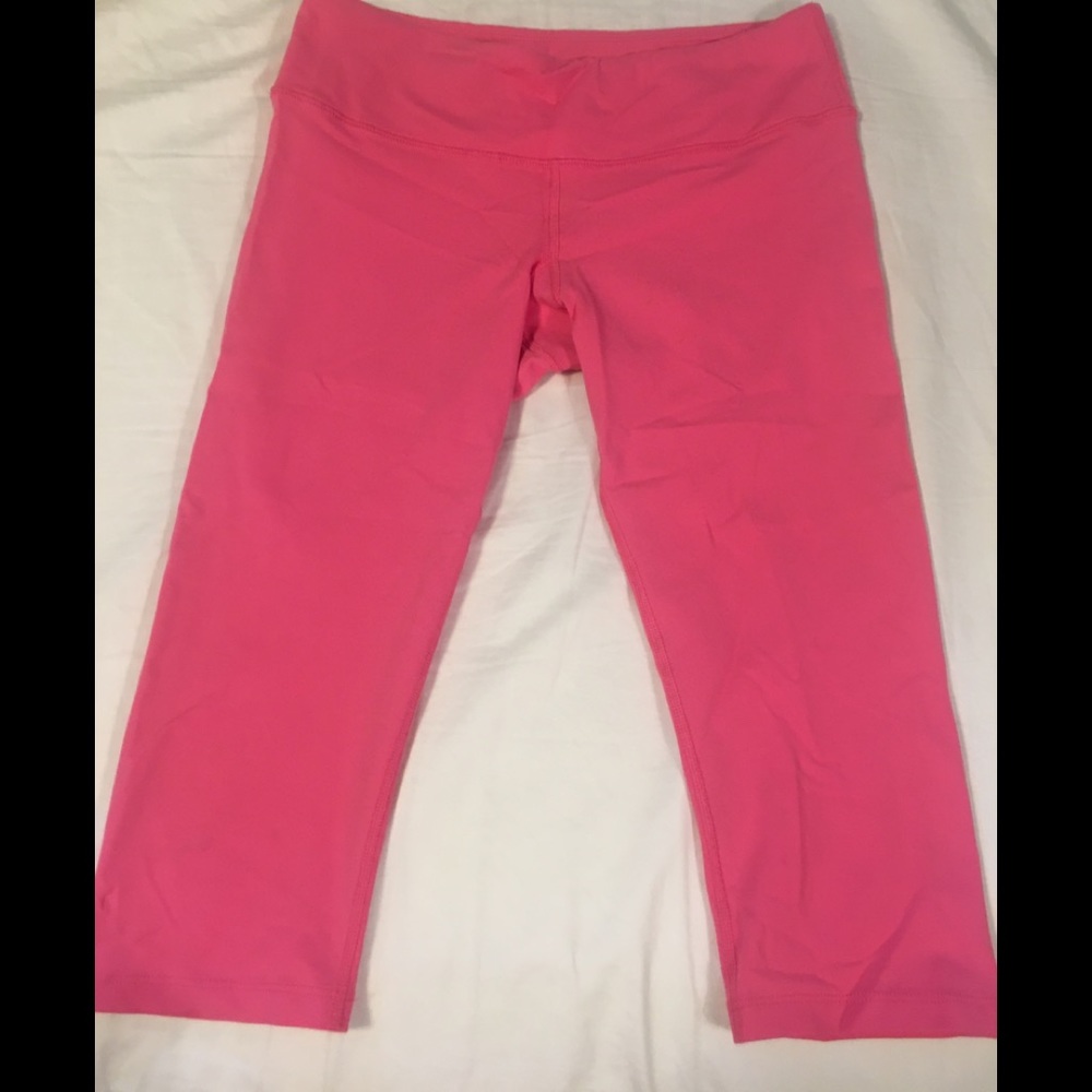 Pure Barre Splits59 pink Capri legging